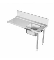 Electrolux Professional Konveyörlü Tip Bulaşık Makineleri İçin 600x500 Mm Evyeli Ön Yıkama Tezgahı, Sağdan>sola, 1600 Mm BHRPT6B16R