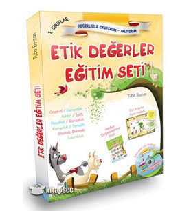 1.SINIF ETİK DEĞERLER SETİ 10 KİTAP - DAMLA YAYINEVİ