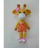 Süslü Zürafa Amigurumi Organik Oyuncak