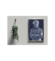 Postera Dr. Qasimlo - Dr. Qasimlo Çerçeveli Posteri (32X47 cm ÇERÇEVELİ) (Siyah-Gri)