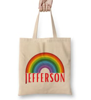 Jefferson Retro Rainbow Style Bez Çanta Uzun Saplı