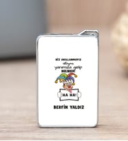 Kişiye Özel Biz Akıllanmayız Tasarım Esprili  Çakmak