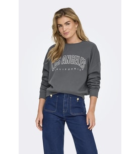 ONLSWEAT LIFE L/S CREW O.SIZE STATE NOOS (Antrasit)
