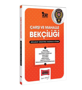 ÇARŞI VE MAHALLE BEKÇİLİĞİ MÜLAKAT HAZIRLIK KİTABI 2022 - YARGI 