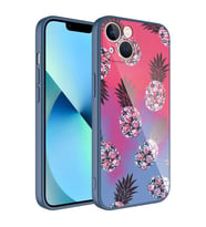 Uyumlu Model Apple iPhone 13 Kılıf Kamera Korumalı Desenli Sert Silikon Kapak