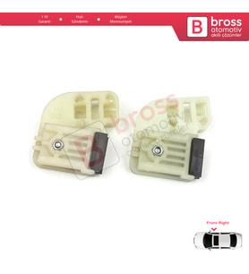 VW Transporter T5 T6 Caravelle Multivan 2003-2024 7H0837754 İçin Ön Sağ Cam Kriko Klips Ayak Seti