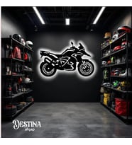 Destina Ahşap Marka Temalı Led Tablo (Tatlı Beyaz)