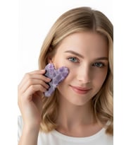 Ametist Gua Sha Yüz Yogası, Masaj Taşı 613-2