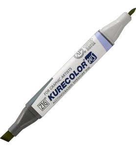 Zig Kurecolor Twin S Grafik Çizim Kalemi 545 (544) Olive Green 