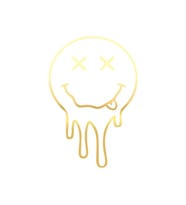 Akan Surat Sticker17x17 Cm Gold