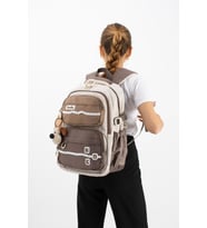 Ventis Unisex Okul Çantası Lise Ortaokul Sırt Çantası 43*30 Cm Su Geçirmez Kumaş Çok Cepli Vnt1-A