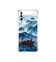 PrintiFy Huawei P20pro ile Uyumlu Simya Serisi Sonsuz Akış Tasarımlı Uv Baskılı Köşe Korumalı Antişok Kılıf