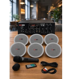 Lastvoice Medium-3 Tavan Hoparlör ve Anfi Ses Sistemi Paketi
