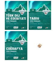 Okyanus 11. Sınıf Iceberg Edebiyat Tarih ve Coğrafya 3lü Set Soru Bankası + Telefon Standı