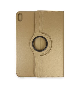 Apple İpad 2022 10.9 (10.nesil) Kılıf 360 Tablet Deri Kılıf - Gold