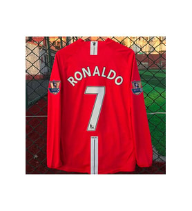 M.unitedd 2008 Moskova Şampiyonlar Ligi Finali Cristiano Ronaldo Forması (RED)