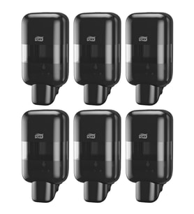 Tork Mini Sıvı , Köpük Sabun ve Dezenfektan Dispenseri Siyah S5 Manuel Duvar Tipi (565208) x 6 Adet