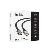 S-LINK SLX-HD4K10 10 Mt Metal v2.0 4K (4096*2160) 60Hz HDMI Kablo