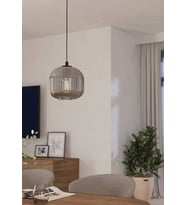 MYLİGHTS RUSTİK  FÜME AVİZE 20CM  SPOR TEKLİ AVİZE cafe  salon koridor yatak odası  