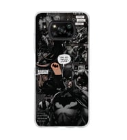 Poco X3 Pro / X3 NFC Uyumlu Batman Aesthetic Tasarımlı Şeffaf Telefon Kılıfı