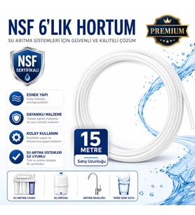Nsf 6’Lık Su Arıtma Hortumu 15 Metre 608696155