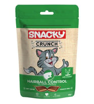Snacky Kedi Crunch Ödül Hairball Control Tavuk 60gr (Kahverengi)