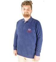 Mode XL Erkek Sweat Polo Selanik Young Rich 20444 Indigo