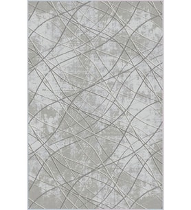 Eliana Home Baskılı, Yıkanabilir Kaymaz Taban Salon Halısı LNA0351 100x150 cm (Gri)