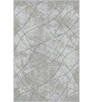 Eliana Home Baskılı, Yıkanabilir Kaymaz Taban Salon Halısı LNA0351 100x150 cm (Gri)