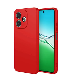 Oppo A5 Pro 4g First Silikon - Kırmızı