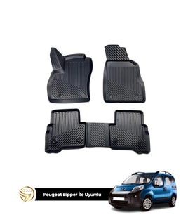 Peugeot Bipper 2008+ 3D Havuzlu Araca Özel Oto Paspas