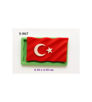 Dalgalı Bayrak Silikon Kalıp (S967)