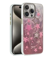 iPhone 16 Pro Max Kılıf Blade Aynalı Desenli Kapak - Desen 7