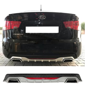 Kia Cerato Gri Difüzör Difizör Kare Egzoz Görünüm Reflektörlü
