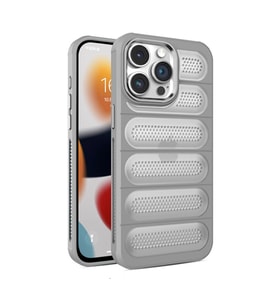 Apple İphone 15 Pro Kılıf Airmax Silikon Kapak - Titan Gri