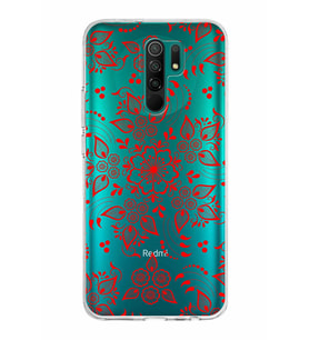 Xiaomi Redmi 9 Uyumlu Kapak Nostalji Desen Tasarımlı Şeffaf Silikon Kılıf