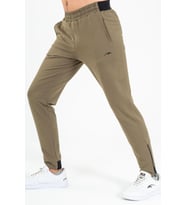 Maraton SlimFit Erkek Dar Paça Açık Haki- Eşofman Altı