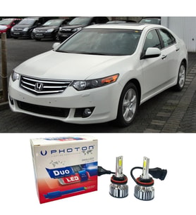 Honda Accord Led Xenon Uzun Far Ampulü H1 Duo Yeni Seri Beyaz 2003-2009