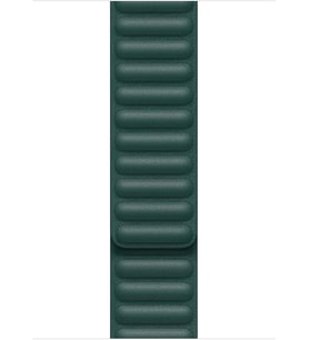 Lexroo Aple Watch Series 6 44mm için Kordon Leather Link Band Koyu Yeşil [Watch - Koyu Yeşil]