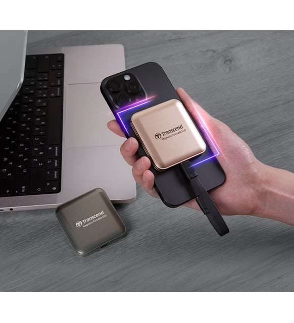 Transcend ESD420 Portable 1TB MagSafe Siyah SSD (TS1TESD420C)
