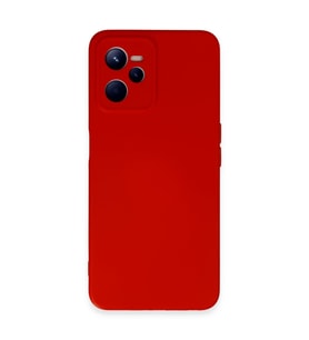 C35 Kılıf Nano Içi Kadife Silikon - Kırmızı