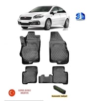 Fiat Linea 2007 Sonrası Uyumlu 3D Havuzlu Paspas ASMA KOKU VE NUMARATÖR HEDİYELİ