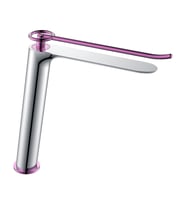 FA-5021P Krom & Mor Yüksek Lavabo Bataryası