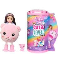 Barbie Cutie Reveal Bebekler Chelsea Sevimli Kostümler Serisi, Ayıcık Kostümlü (Çok Renkli)