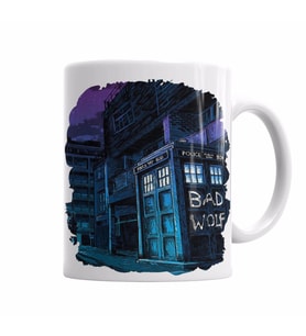 Tardis Bad Wolf Doctor Who Kupa Bardak Porselen