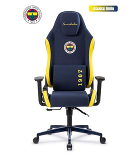 Fanchair x Fenerbahçe Lacivert Sarı Kumaş Lisanslı Oyuncu Koltuğu