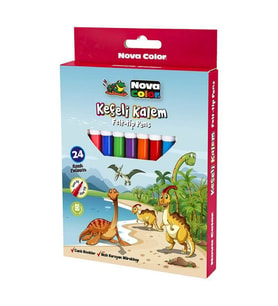 Nova Color Keçeli Kalem 24 Renk Set 