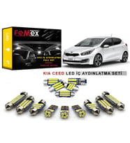 Kia CEED LED İç Aydınlatma Ampul Seti FEMEX Parlak Beyaz