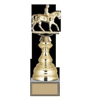 ODAK KUPA - Figürlü Kupalar - At / Binici Figürlü Kupalar FG-024 A - 31 cm