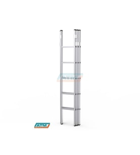 2*3=6 MT 80X25 ÜÇ PARÇALI SÜRGÜLÜ  MERDİVEN
